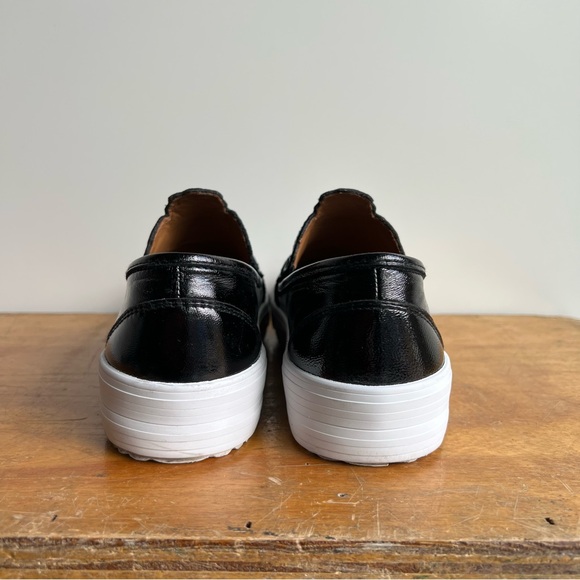 See By Chloe Black Platform Patent Leather Sneakers - Picture 4 of 11